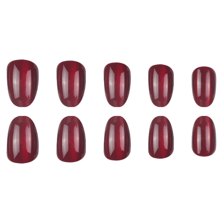 Glossy Stiletto Press-On Nails Kalsten