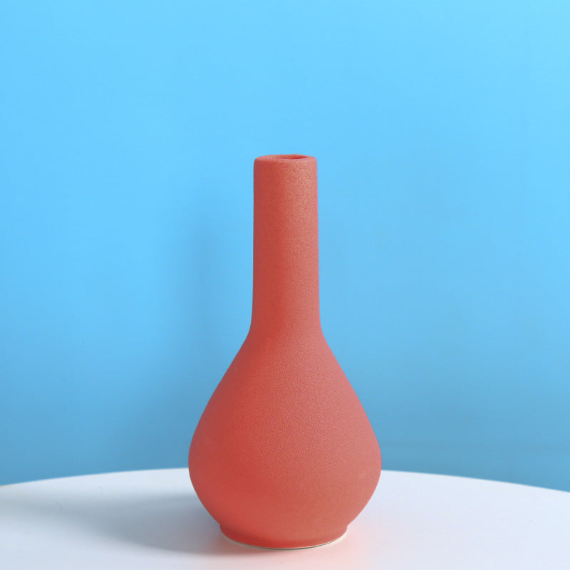Modern Textured Decorative Ceramic Vase Kalsten