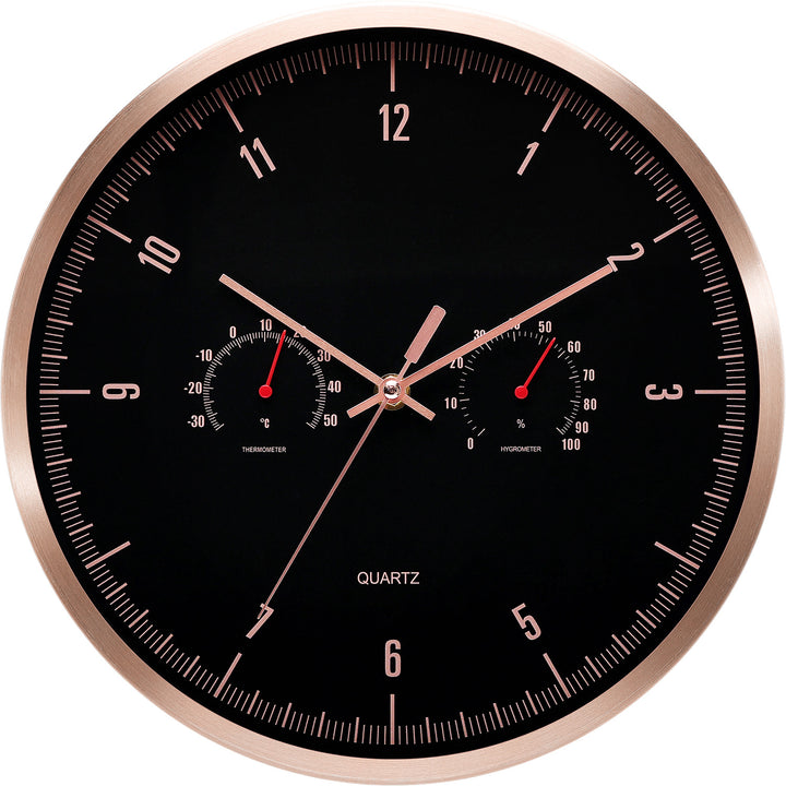 Funk Wall Clock with Thermometer and Hygrometer Kalsten