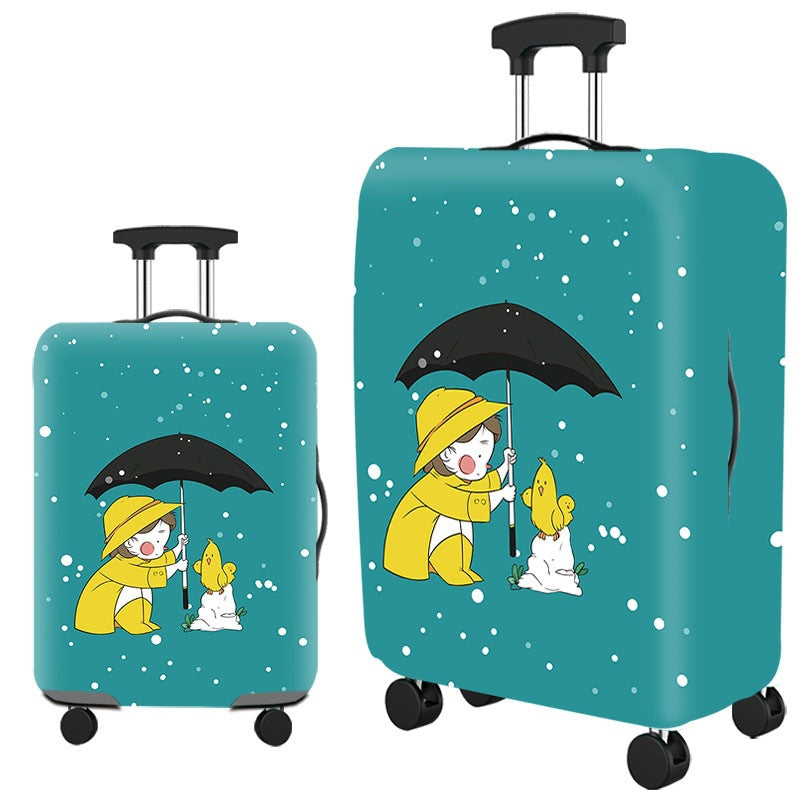 Whimsical Hedgehog Design Hard Shell Luggage Kalsten