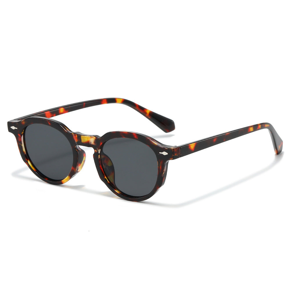 Stylish Retro Oval Frame Sunglasses Kalsten