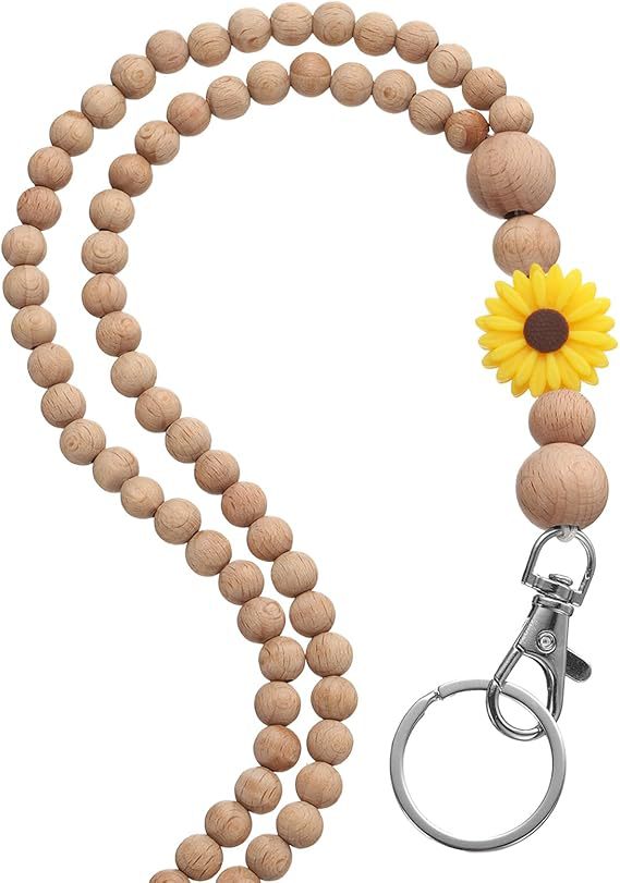 Decorative Beaded Keychain Lanyard Kalsten