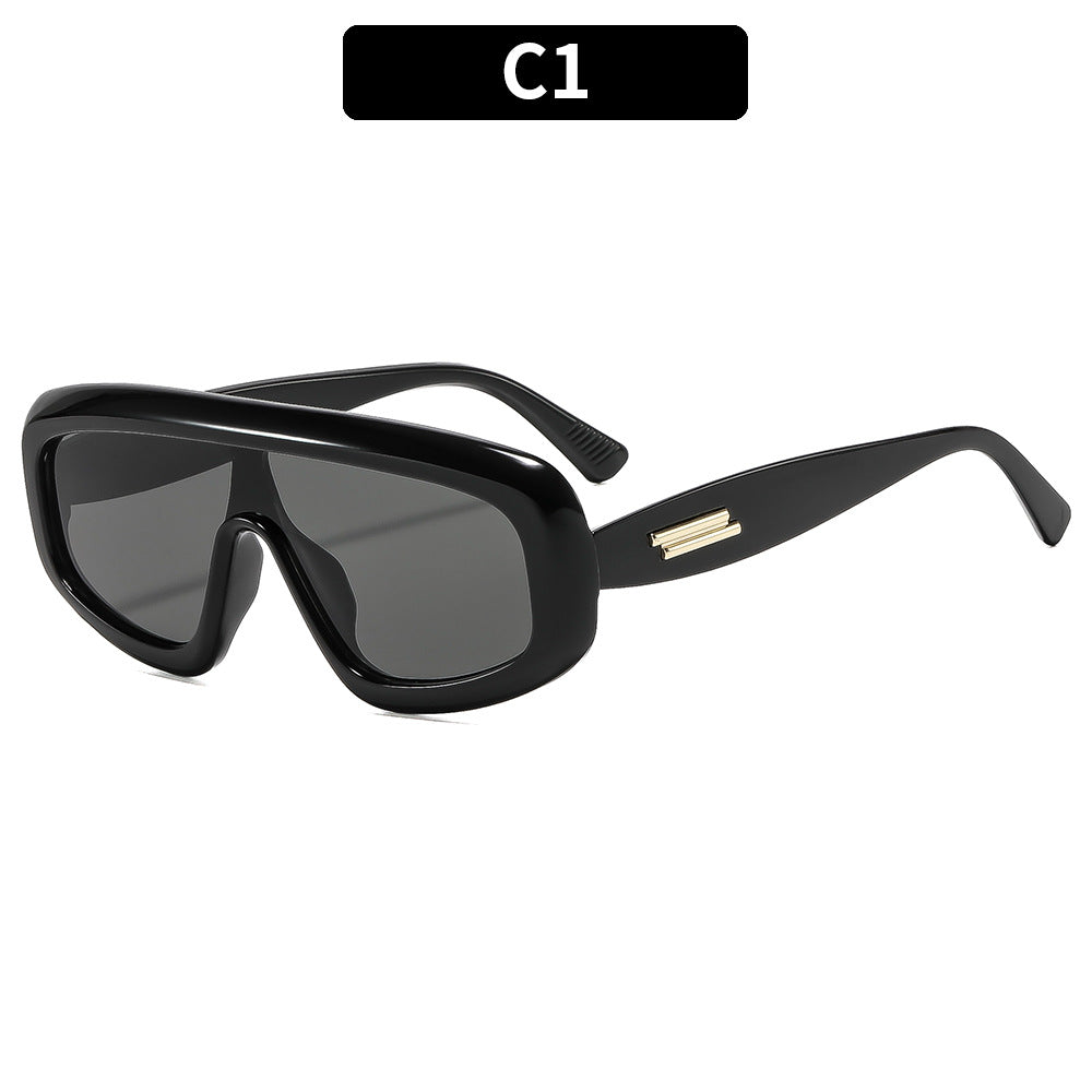 Futuristic Retro Shield Sunglasses