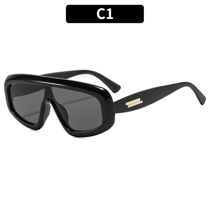 Futuristic Retro Shield Sunglasses