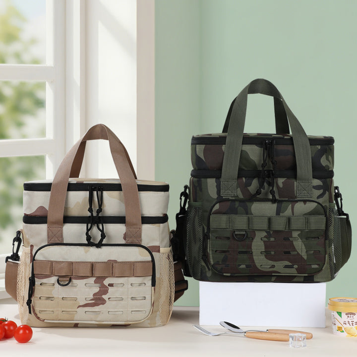Insulated Camouflage Lunch Cooler