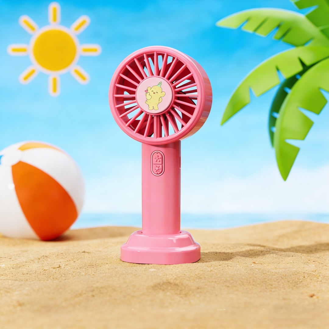 Unisex Portable Hand Fan with Creative Design Elements Kalsten