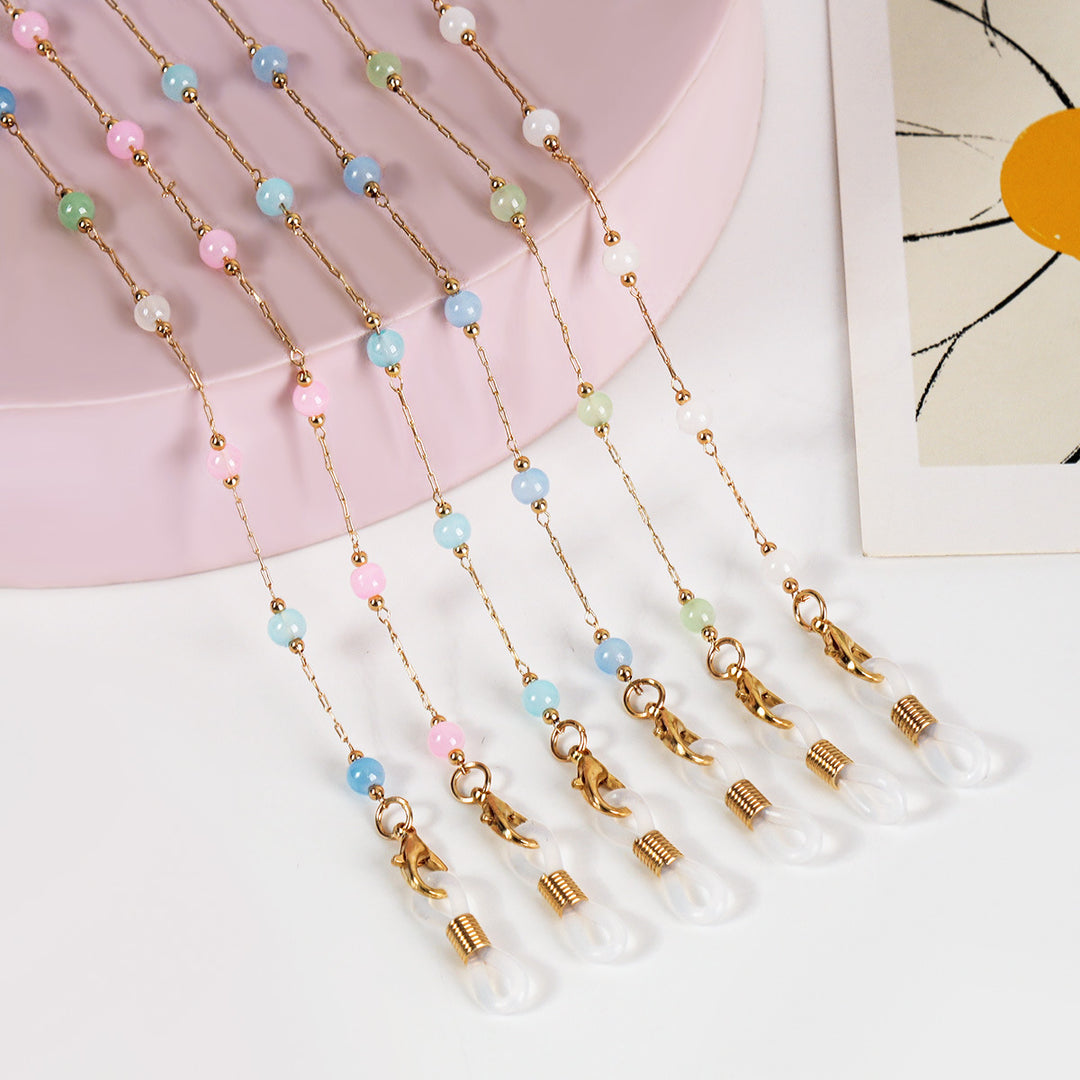 Elegant Beaded Glasses Chain Kalsten