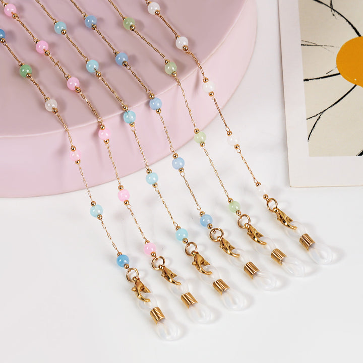 Elegant Beaded Glasses Chain Kalsten