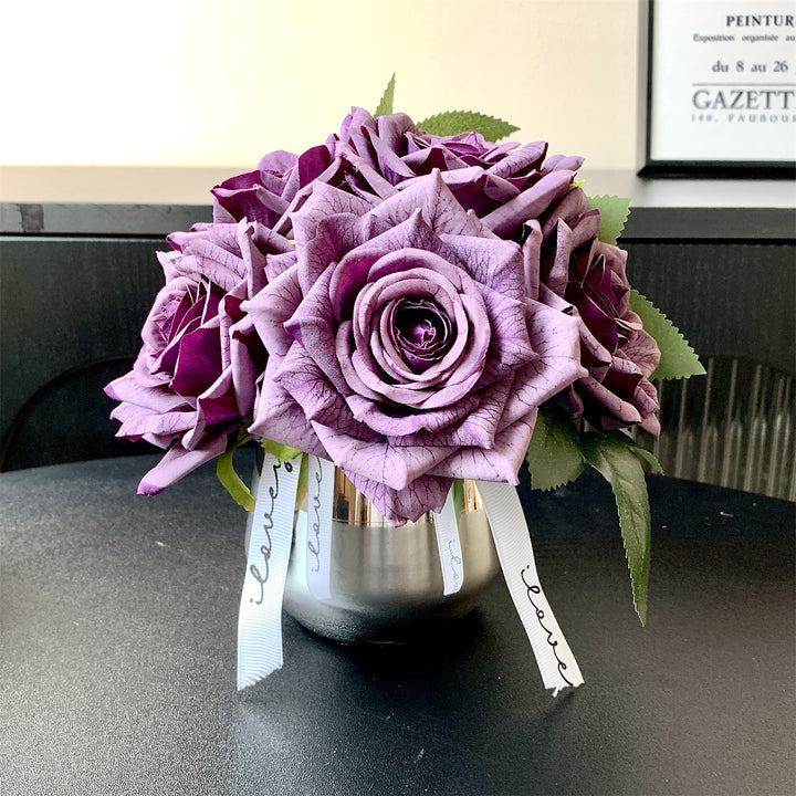 Elegant Silk Flower Bouquet