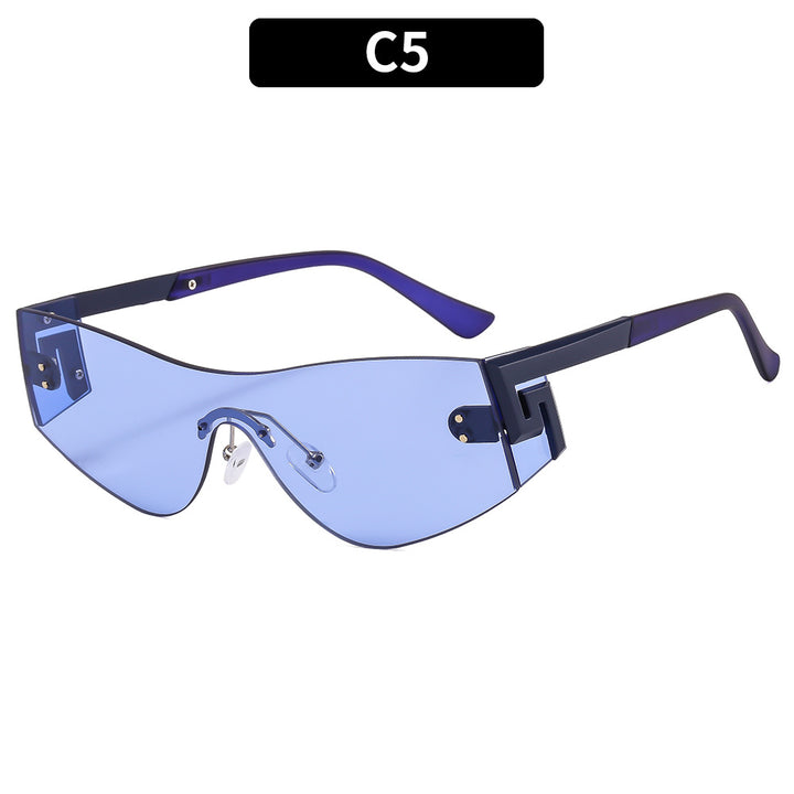 Futuristic Shield Frame Sunglasses  1787664834