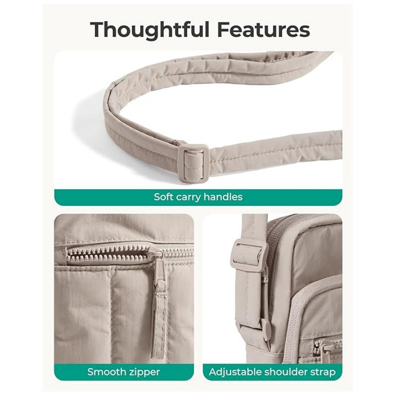 Fashionable shoulder bag with practical compartments Kalsten