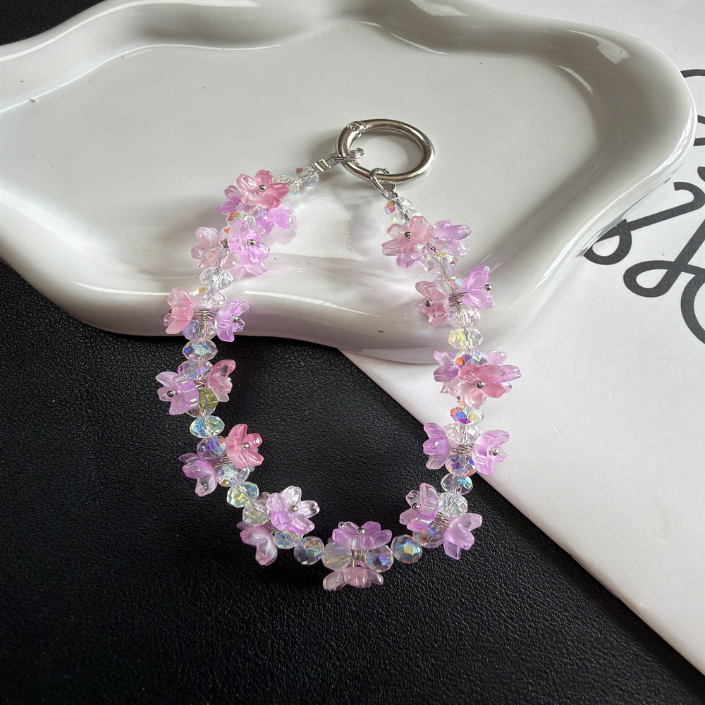 Floral Charm Phone Lanyard Kalsten