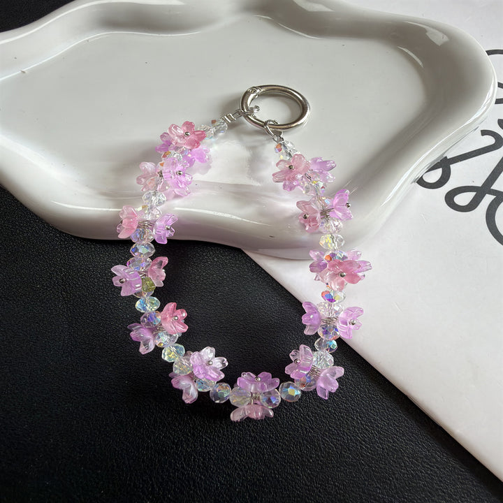 Floral Charm Phone Lanyard Kalsten