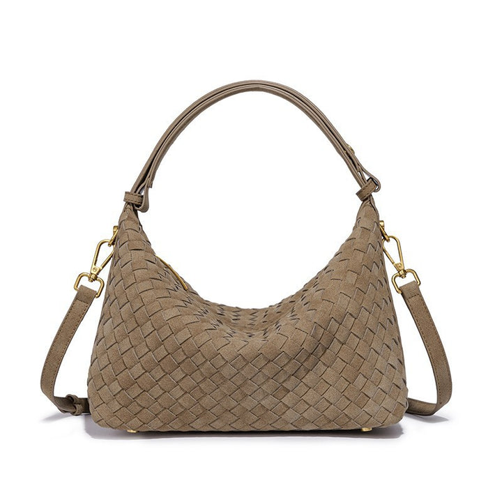 Woven Suede Hobo Bag Kalsten