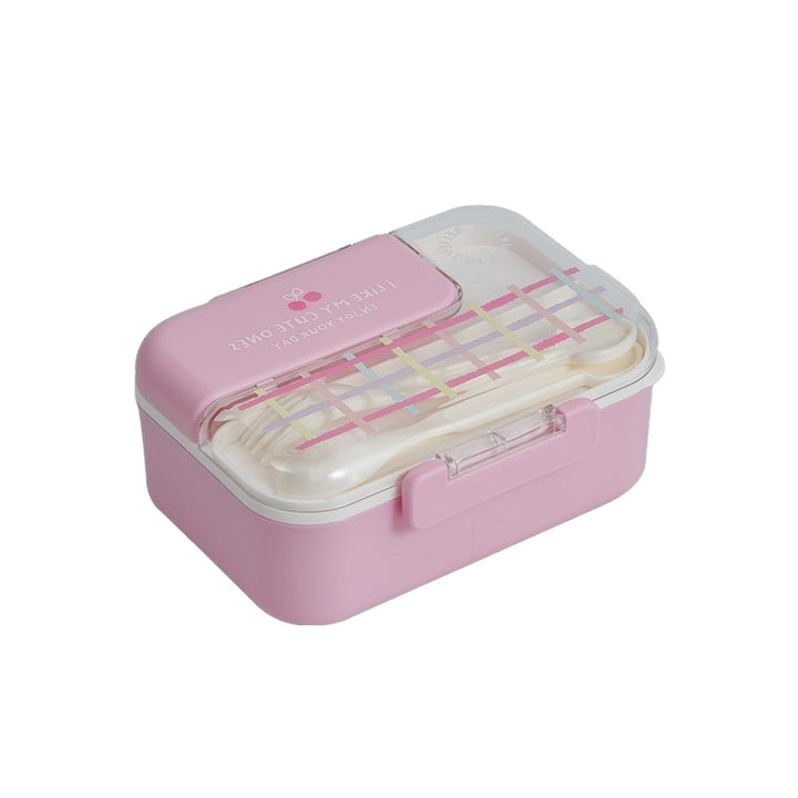Cute Themed Lunch Box with Utensils