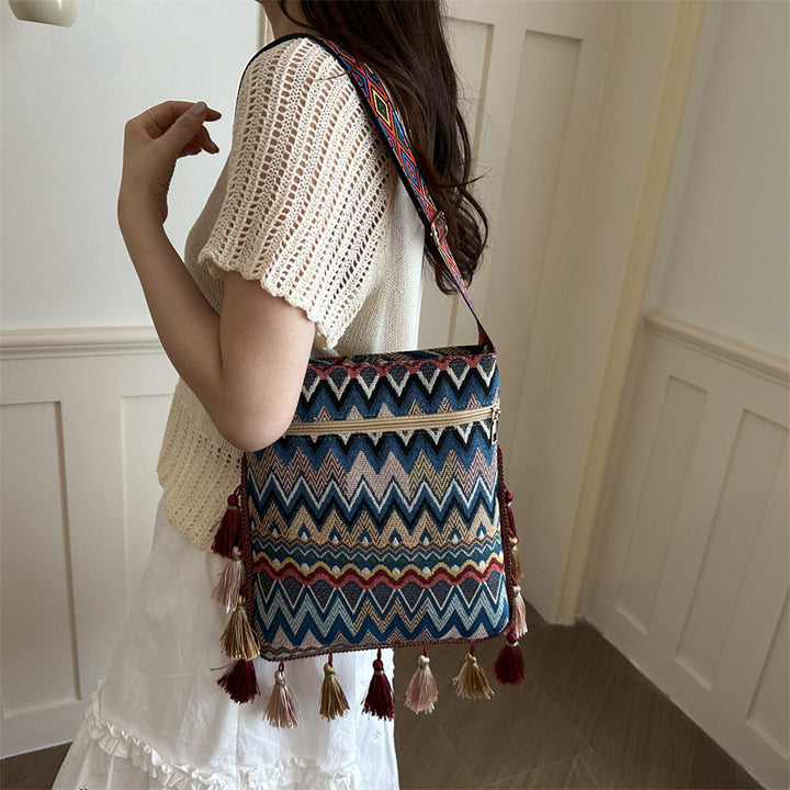 Bohemian Woven Shoulder Bag