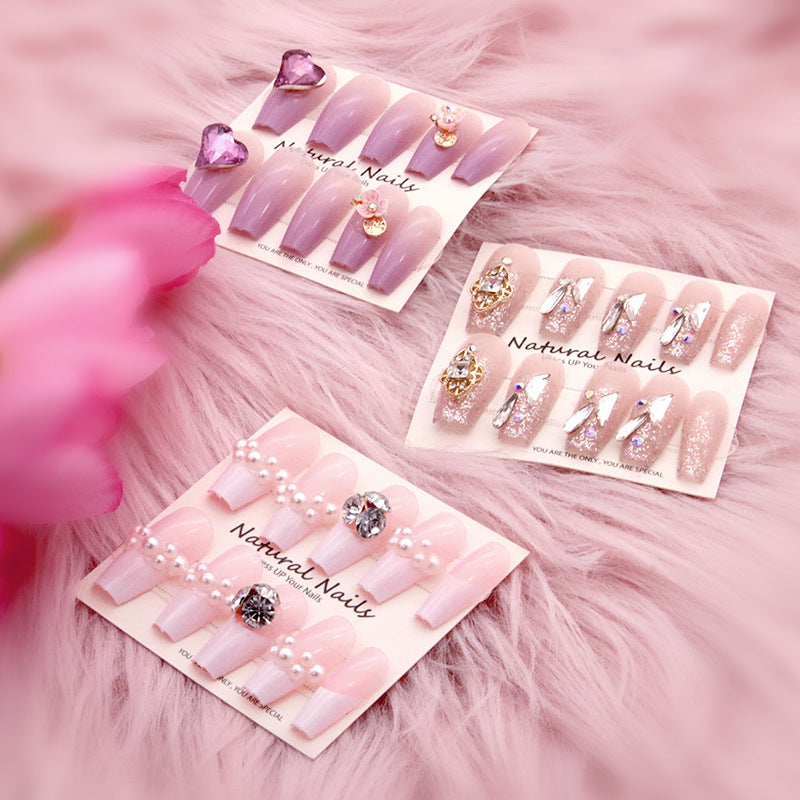 Elegant Pre-Designed Press-On Nail Set Kalsten