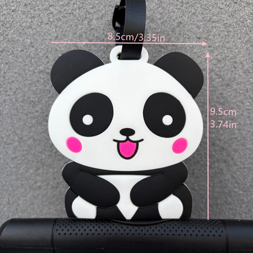 Panda-Themed Luggage Identifier Kalsten