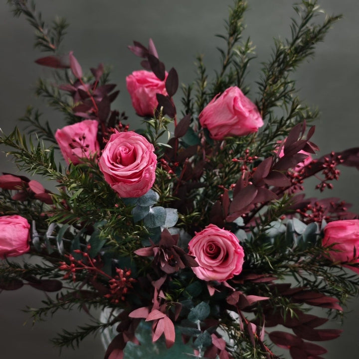 Artistic Dried Flower Bouquet Arrangement