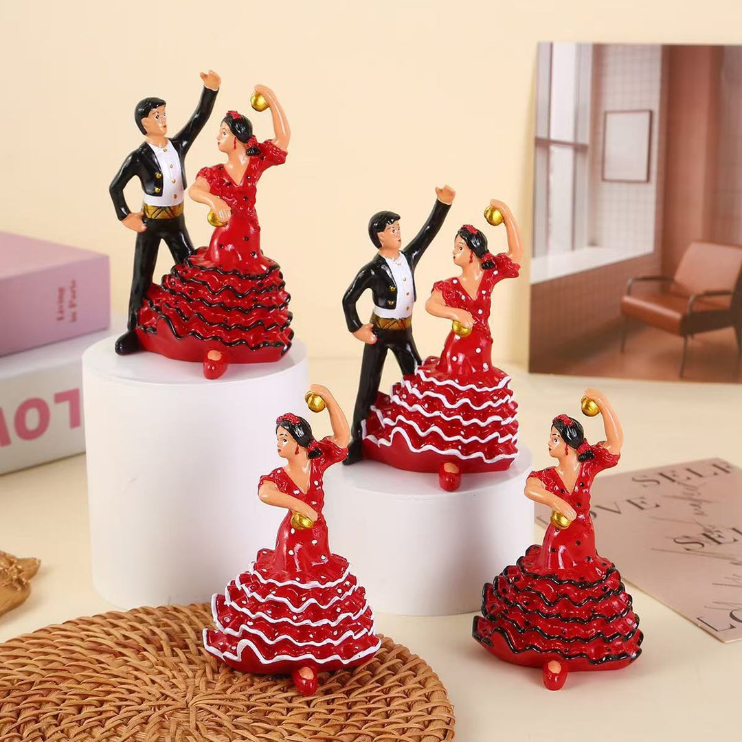 Dance figure in Spanish style Kalsten