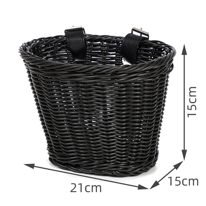 Woven Storage Basket with Handles Kalsten