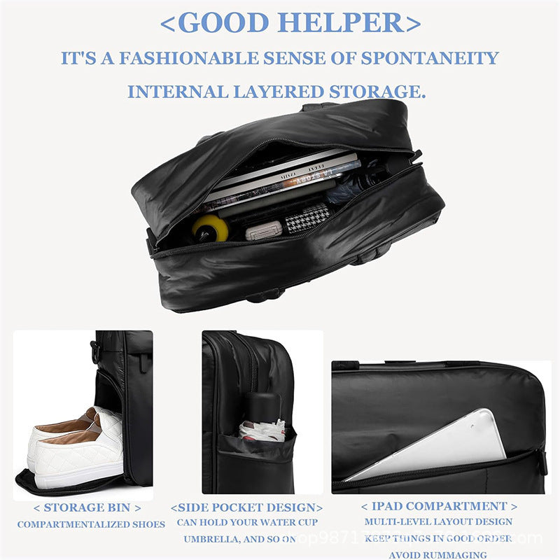 Multifunctional tote bag with insulated interior compartment Kalsten