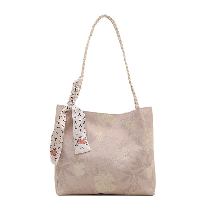 Floral Patterned Shoulder Tote Bag Kalsten