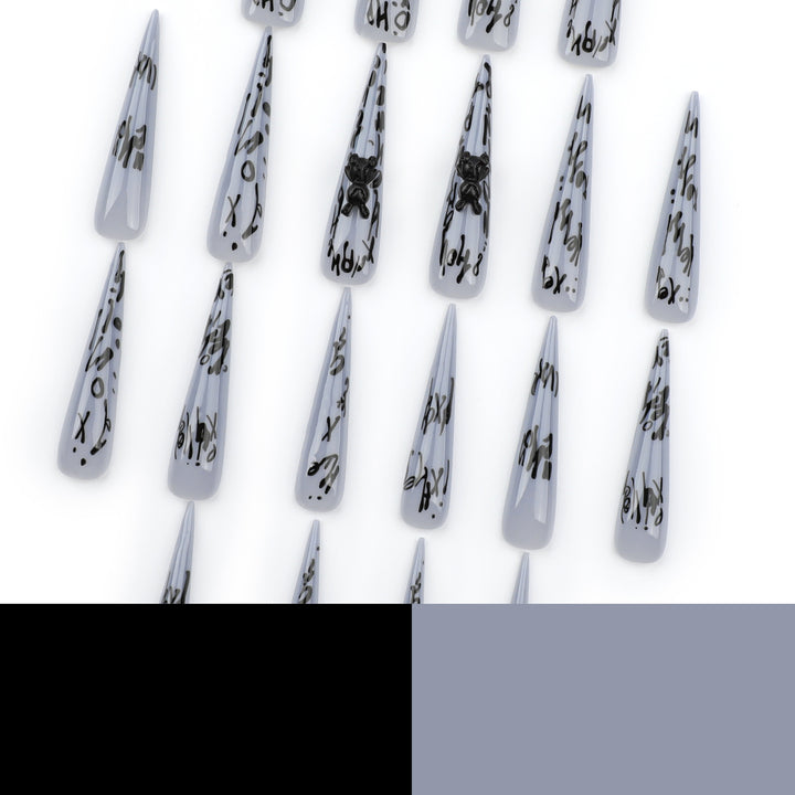 Glamorous long lace nails Kalsten