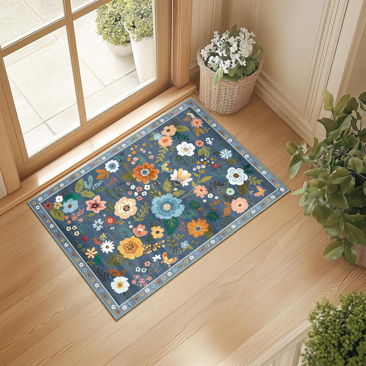 Artistic Floral Design Area Rug