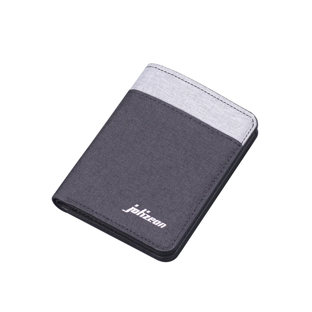 RFID-Safe Fabric Card Holder