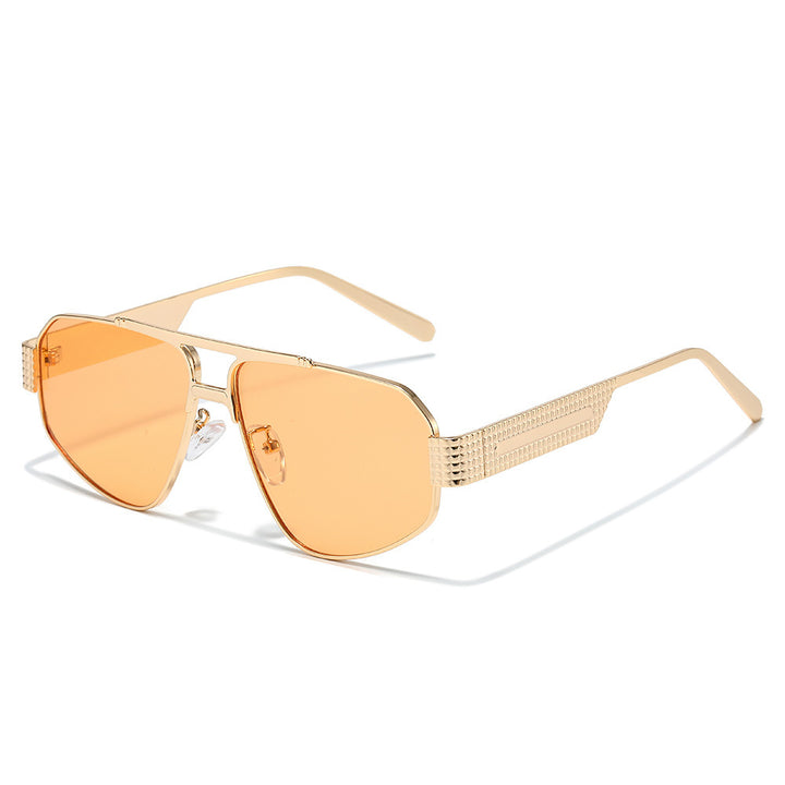 Fashion-Forward Geometric Aviator Sunglasses Kalsten