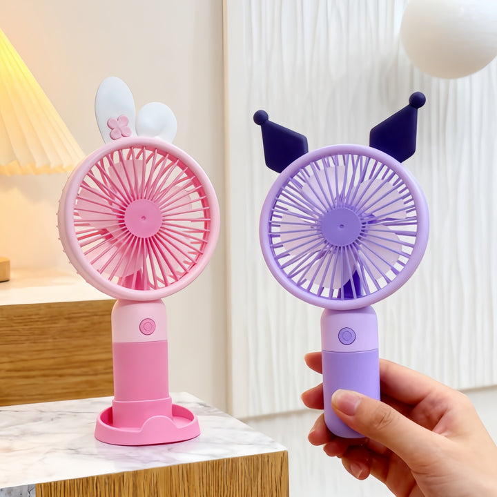 Ladies Portable Table Fan with Cute Ear Design Kalsten