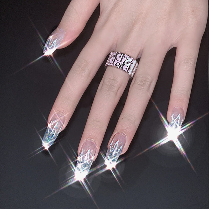 Glamorous Acrylic Press-On Nail Set