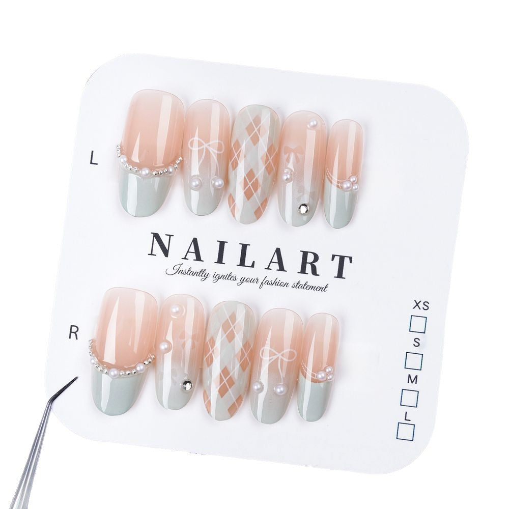 Artistic Press-On Nail Set Kalsten