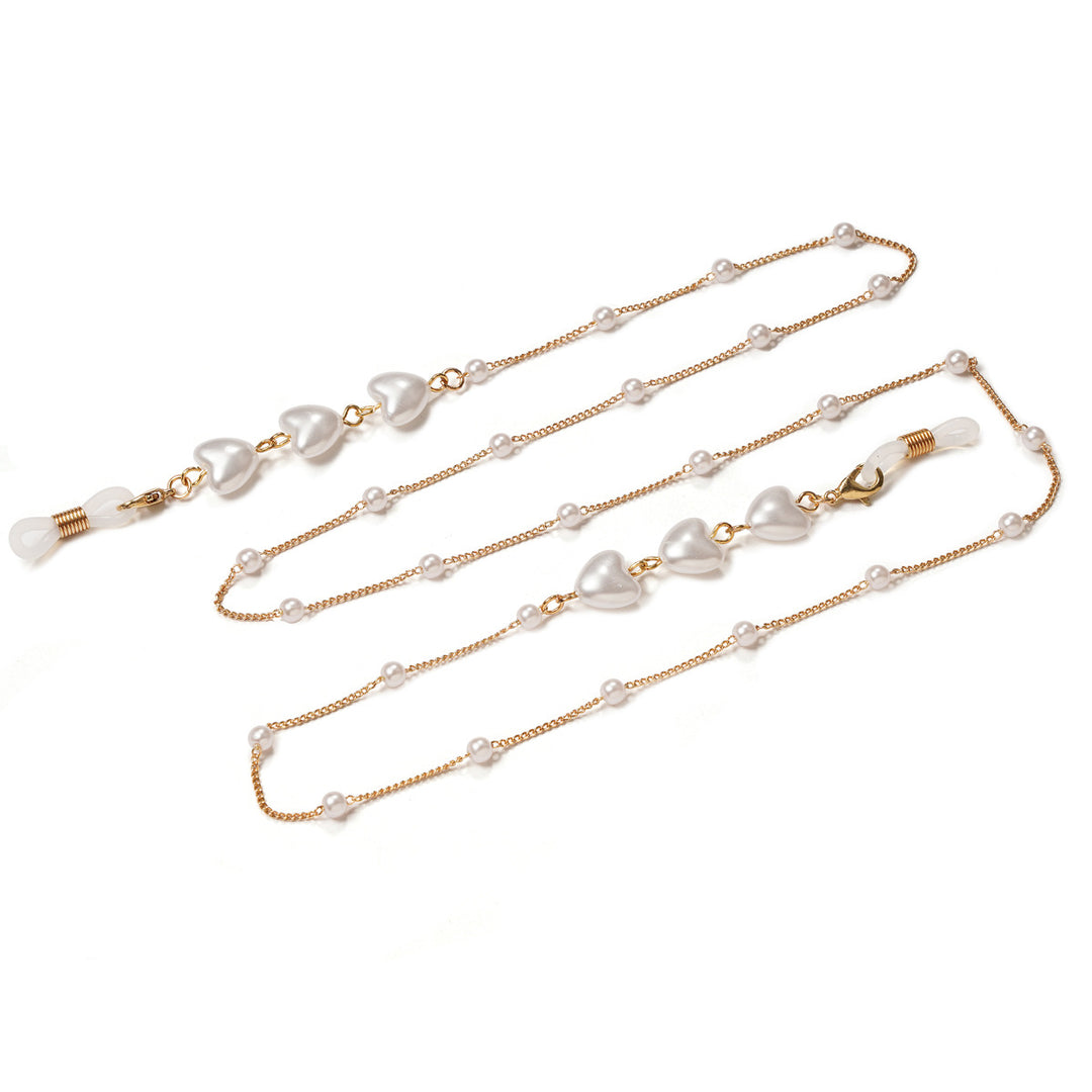 Heart-Embellished Eyewear Chain Kalsten