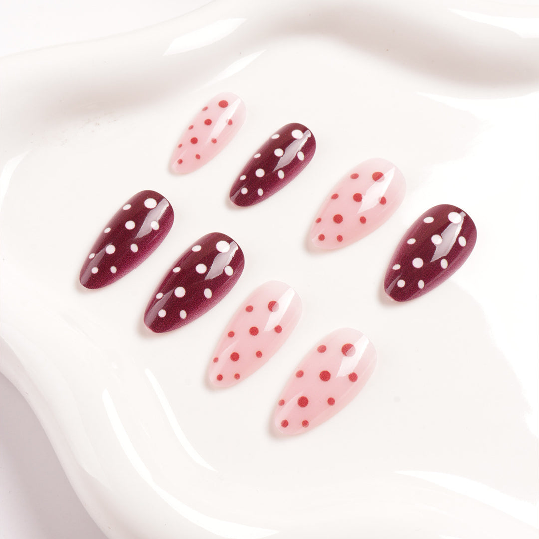 Polka Dot Nail Art Design Kalsten