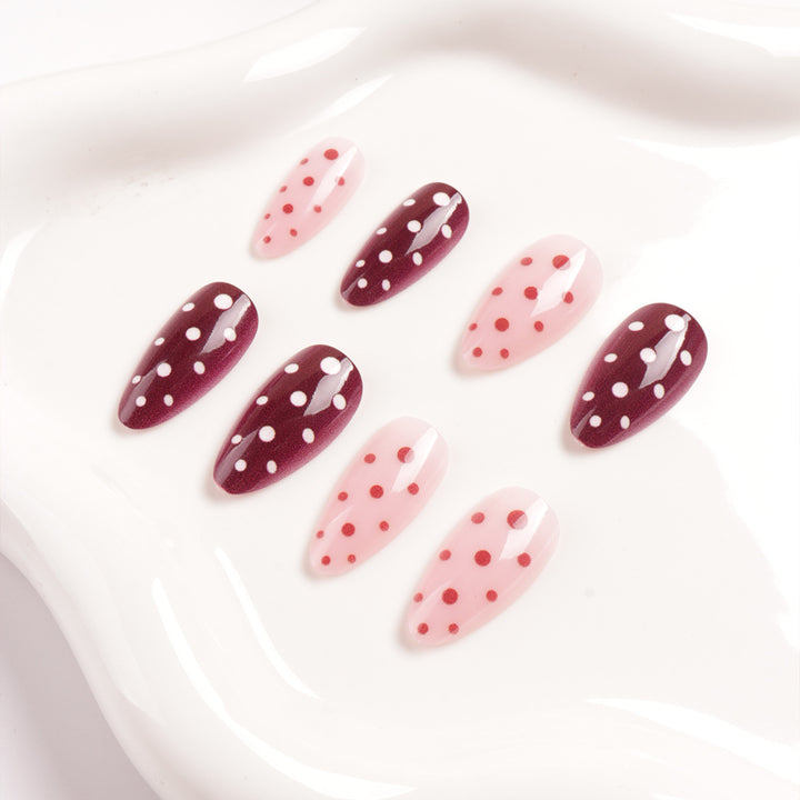 Polka Dot Nail Art Design Kalsten