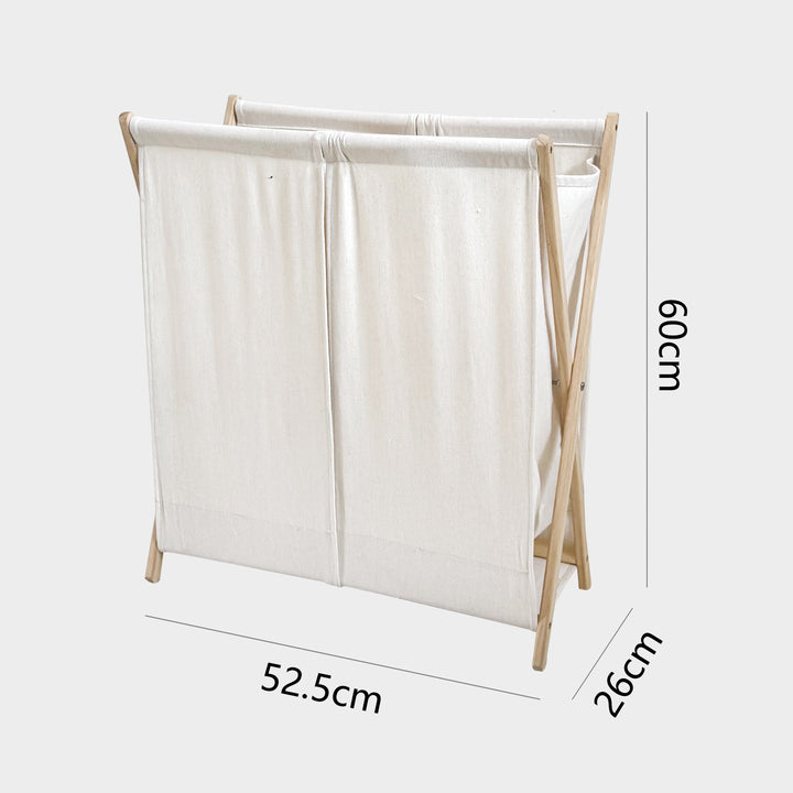 Laundry basket with practical folding mechanism Kalsten