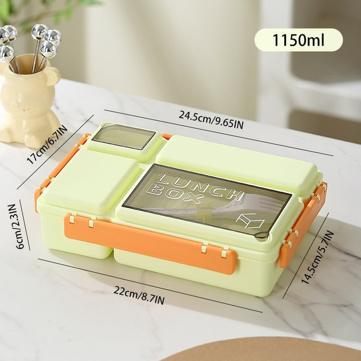 Multi-Compartment Meal Prep Lunch Box with Airtight Seal
