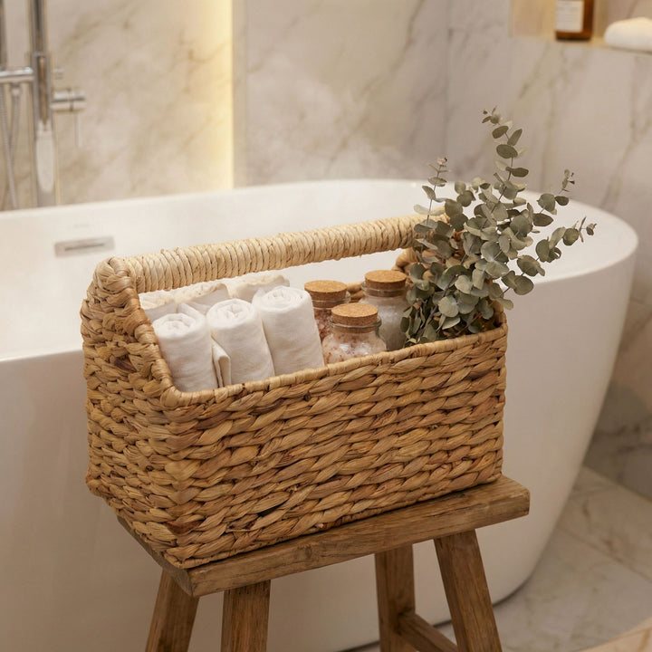 Handcrafted Storage Basket Made of Natural Materials Kalsten