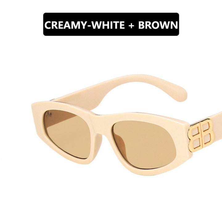 Ladies stylish cat-eye sunglasses with modern leopard pattern Kalsten