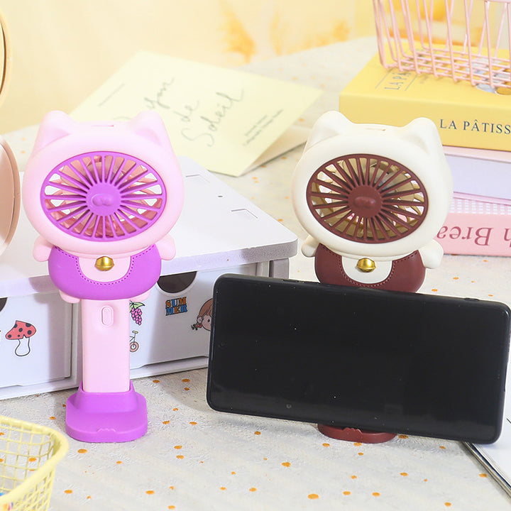 Ladies handheld fan in playful animal design Kalsten