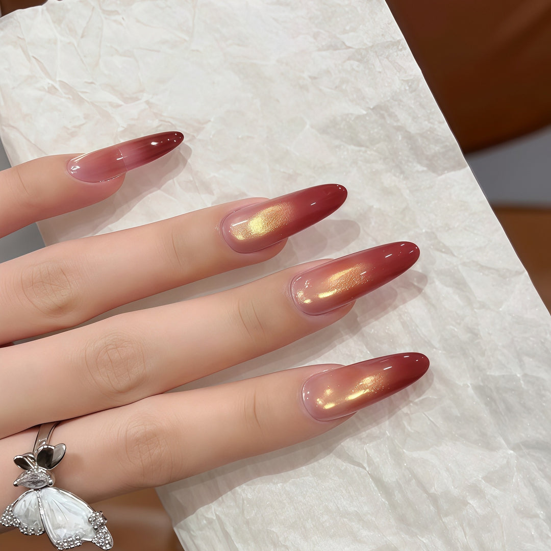 Artificial nails with elegant ombre effect Kalsten