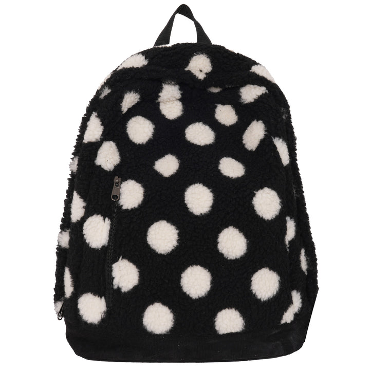 Cozy Fleece Star Print School Backpack Kalsten