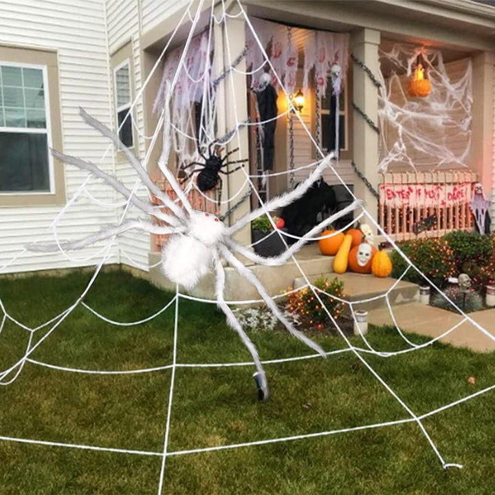 Decorative spider figure with LED lighting
