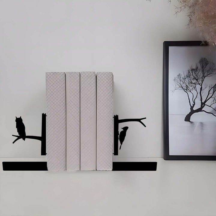 Decorative Bird-Themed Bookends