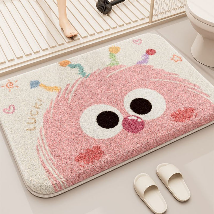 Funny Cartoon Bath Mat Kalsten
