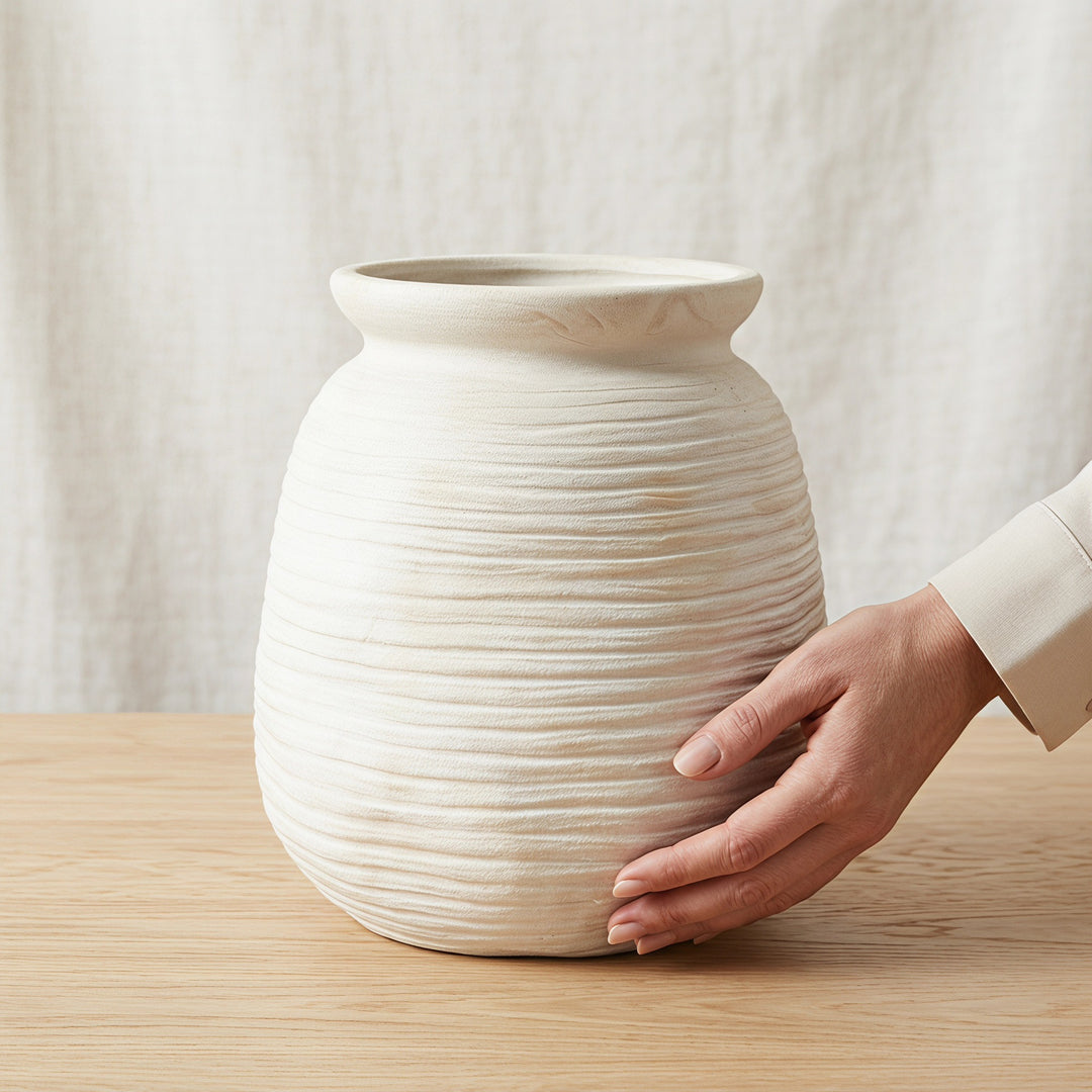 Handcrafted ceramic vase Kalsten