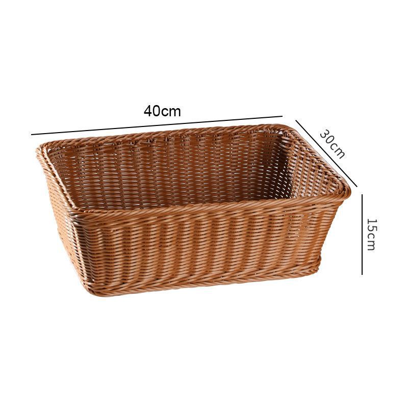 Large Rectangular Woven Storage Tray Kalsten