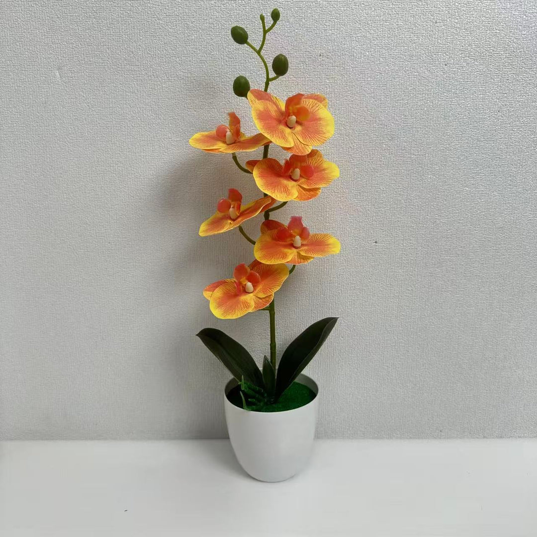 Premium Faux Orchid Plant Arrangement
